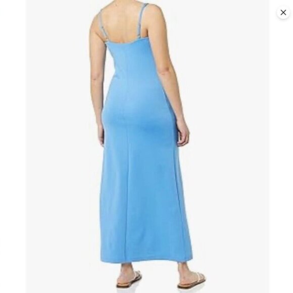 NWT TEREA Women’s Cleo Stretch Maxi Dress – Blue – Size XL - Picture 3 of 7